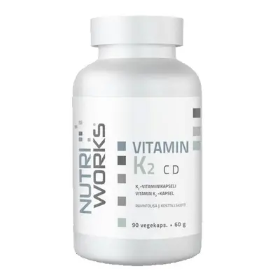 NutriWorks Vitamin K2 C D 90 kapslí