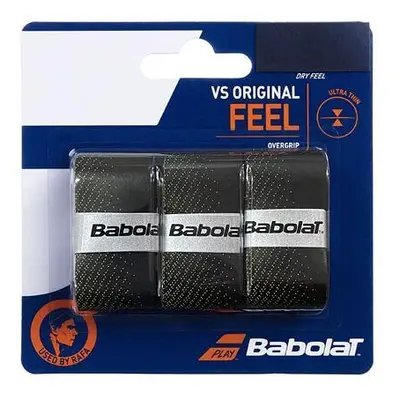 Babolat VS Original overgrip omotávka tl. 0,4 mm černá-žlutá