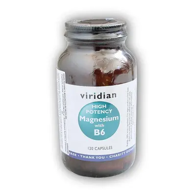 Viridian High Potency Magnesium with B6 120 kapslí