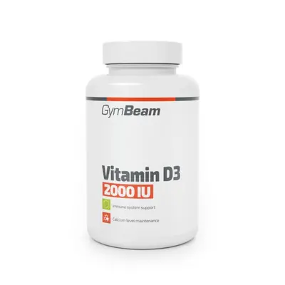 GymBeam Vitamín D3 2000 IU 60 kaps.