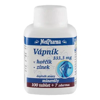 MedPharma Vápník 333,3mg + hořčík + zinek 107 tablet