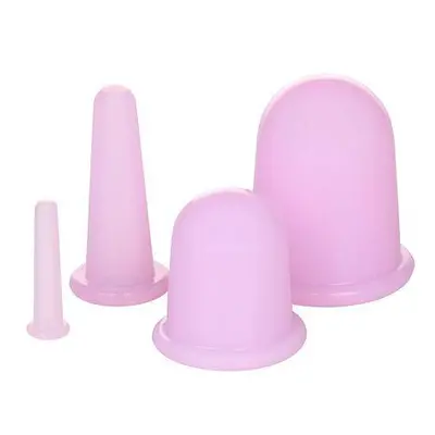 Merco Cups 4Pack masážní silikonové baňky fialová