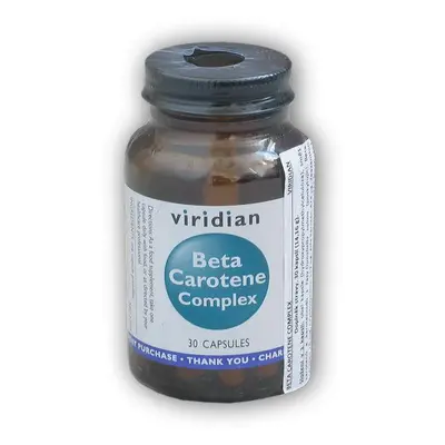 Viridian Beta Carotene Complex 30 kapslí