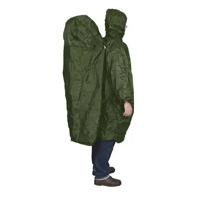 TravelSafe pláštěnka s kapsou na batoh Poncho olivová L/XL