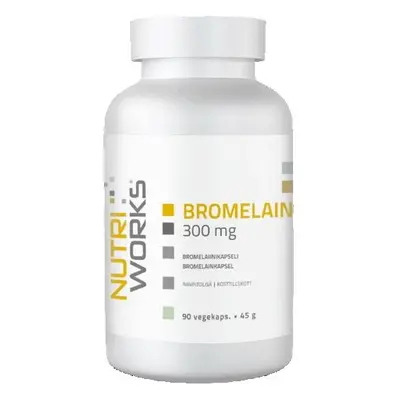 NutriWorks Bromelain 300mg 90 kapslí