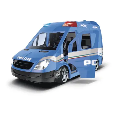 RE.EL Toys mobilní policejní jednotka Polizia 1:20 se světly a zvuky natahovací