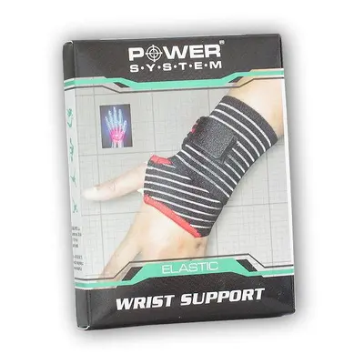 Power System Bandáže na zápěstí WRIST SUPPORT black