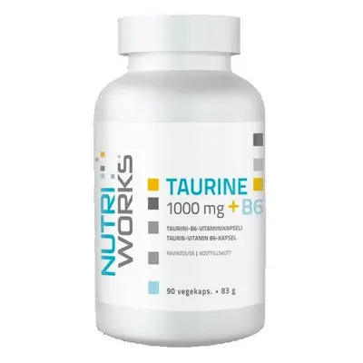 NutriWorks Taurine 1000mg + B6 90 kapslí