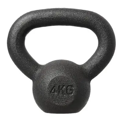 HMS Litinový kettlebell KZG04 4 kg, černý