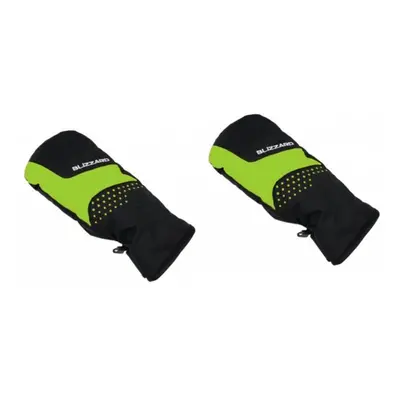 Blizzard Mitten junior black/green lyžařské rukavice