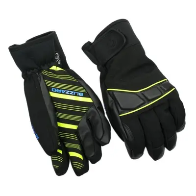 Blizzard Profi black/neon yellow/blue lyžařské rukavice