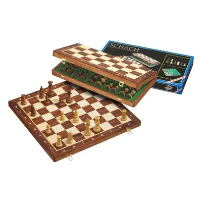 Philos Spiele Šachový set Intarzie 48cm