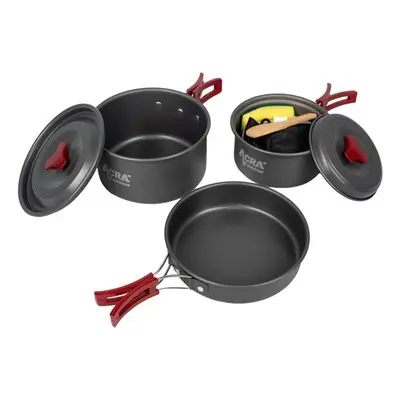 Acra C21 camping set nádobí alluminium pro 2-3 osoby