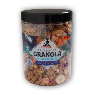 BigBoy Proteinová granola s bílou čoko 360g