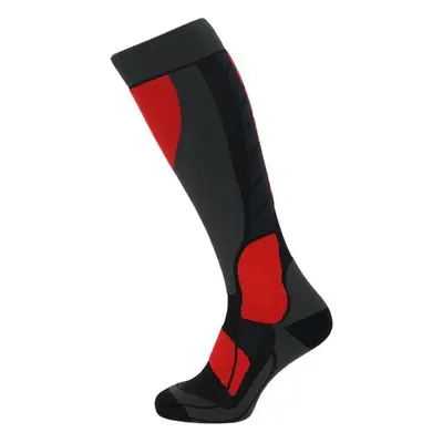 Blizzard Compress 120 ski socks black/grey/red lyžařské ponožky