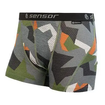 SENSOR MERINO IMPRESS trenky safari camo