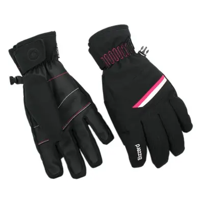 Blizzard Viva Plose ski gloves black/white/pink