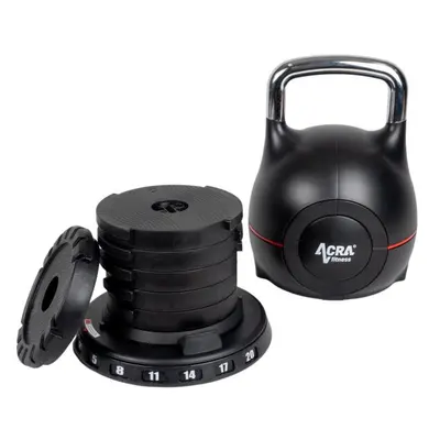 Acra Kettlebell nové generace 7v1 - nastavitelný