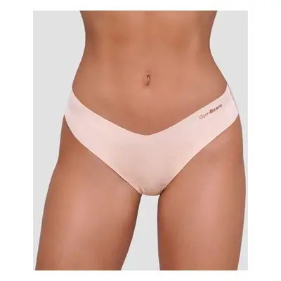 GymBeam Bezešvé kalhotky 3Pack Beige