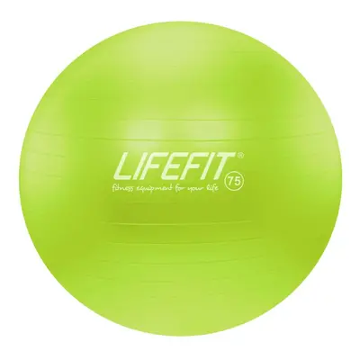 Lifefit Gymnastický míč Anti-burst 75 cm zelený