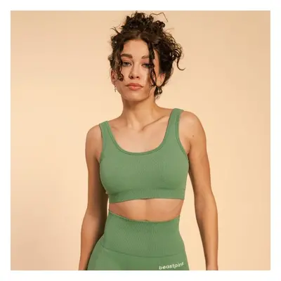 BeastPink Sportovní podprsenka Bralette Hyper Olivine