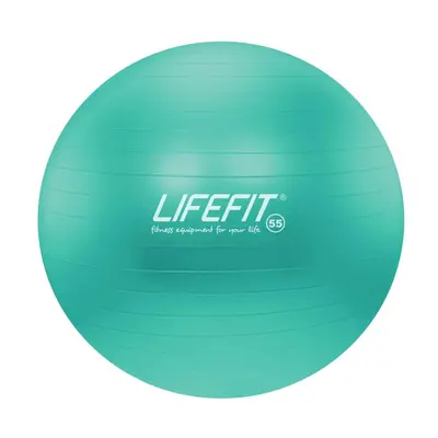 Lifefit Gymnastický míč ANTI-BURST 55 cm, tyrkysový