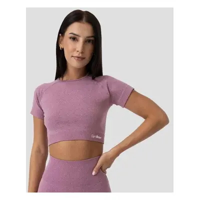 GymBeam Dámské tričko FLO Crop Top Violet