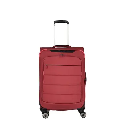 Travelite Skaii 4w M Red kufr + kosmetická taštička zdarma