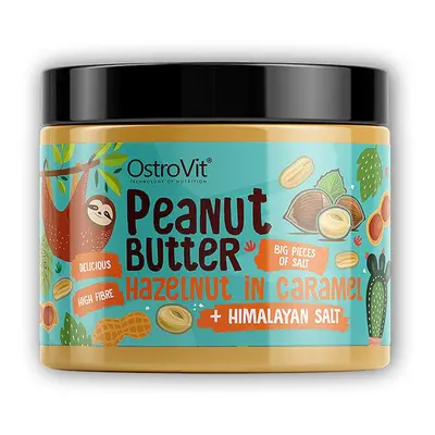 Ostrovit Nutvit 100% peanut + hazelnut caramel + himalaj salt 500g