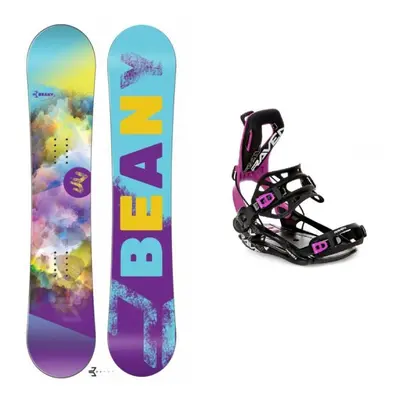 Beany Meadow dívčí snowboard + Raven FT360 black/fuchsia vázání