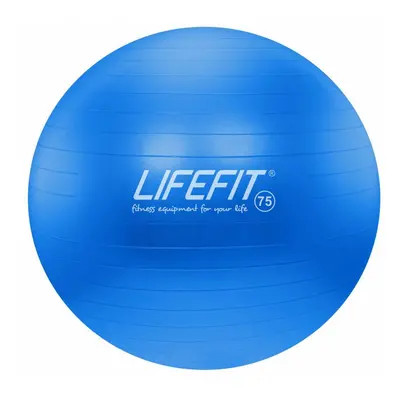 Lifefit Gymnastický míč ANTI-BURST 75 cm, modrý