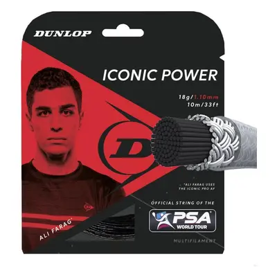 DUNLOP ICONIC POWER 18G/1,10 mm (set 10 m) Squash struny