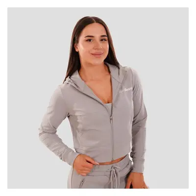 GymBeam Dámská mikina Zip-up TRN grey