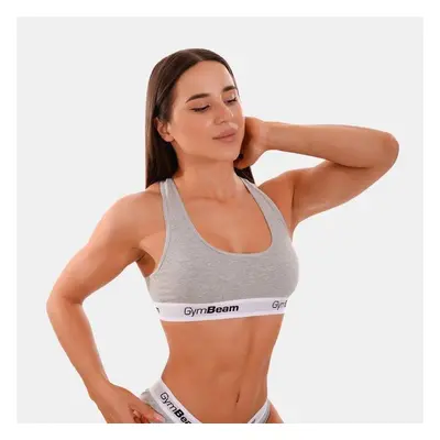 GymBeam Podprsenka Bralette Grey