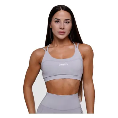 GymBeam Sportovní podprsenka FIT Mist Grey