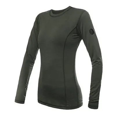 Sensor Merino Air dámské triko dl.rukáv - Olive Green