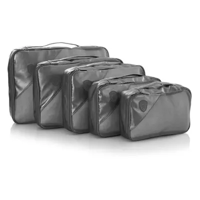 Heys Metallic Packing Cube Charcoal – 5 kusů