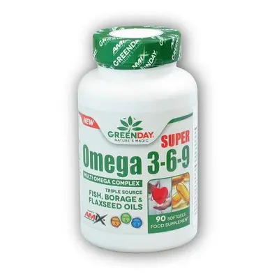 Amix GreenDay Super Omega 3-6-9 90 kapslí