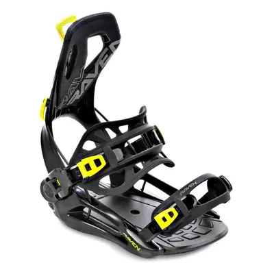 Raven RAGE Fastec FT360 black/lime snowboardové vázání