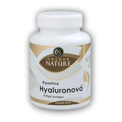 Golden Natur Kyselina Hyaluronová + Rybí kolagen + Vitamin C 100 kapslí