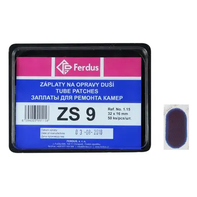 FERDUS Lepení-záplata ZS9 ovál 32x16mm box 50ks