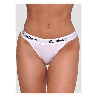 GymBeam Kalhotky Tanga 3Pack White