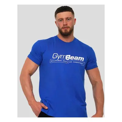 GymBeam Tričko Willpower Royal Blue