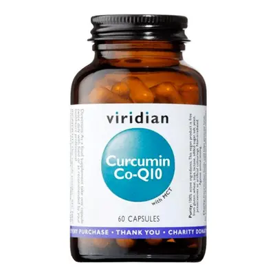 Viridian Curcumin Co Q10 60 kapslí Kurkumin a Koenzym Q10