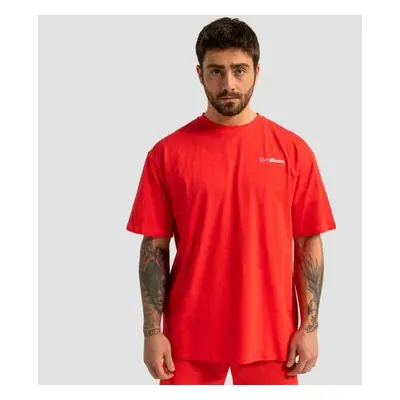 GymBeam Tričko Oversized Limitless Hot Red