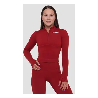 GymBeam Dámský sportovní top Ignite Dark Red