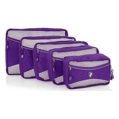 Heys Eco Packing Cube 5pc Set II Purple