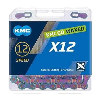 Kmc X12 Aurora Modrý Waxed BOX řetěz