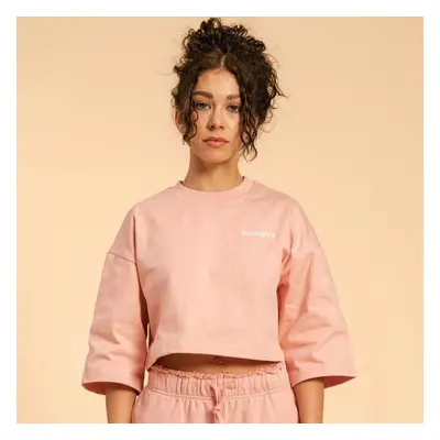 BeastPink Dámské tričko Cropped Serenity Pink