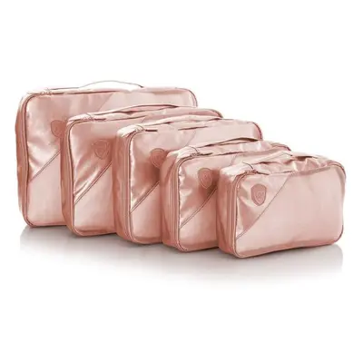 Heys Metallic Packing Cube Rose Gold – 5 kusů